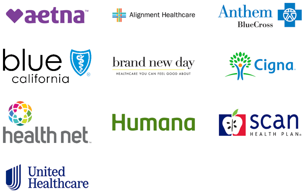 An image displaying many of the health plans accepted by promisecare.